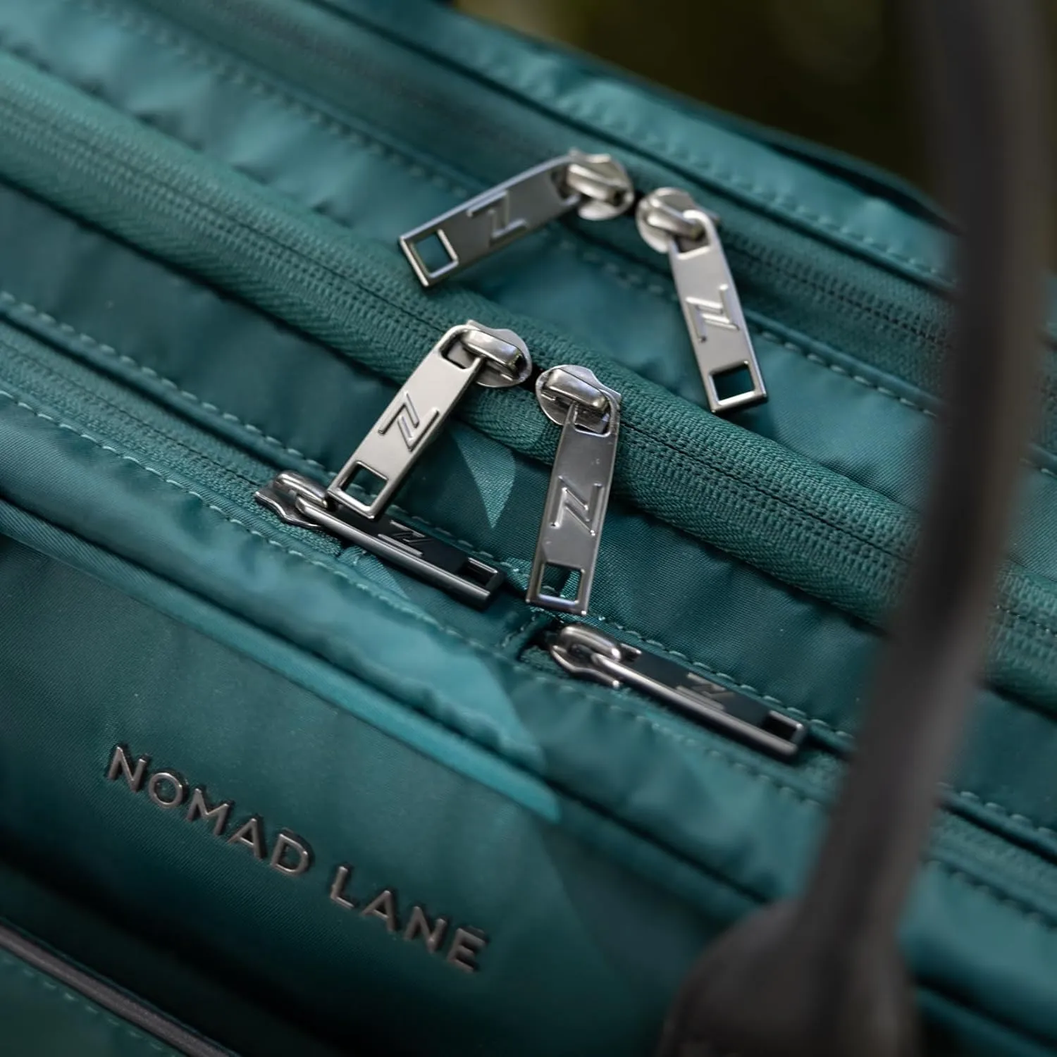 Nomad Lane The Bento Bag V4 Carry-On Luggage Duffel Bag, Durable & Lightweight Suitcase. Personal Item Weekender Overnight Travel Bag for Men & Women, Pine Green