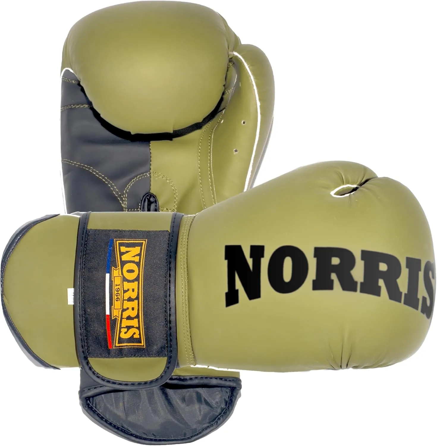Norris 1966 Sparring Gloves - Premium Boxing Gloves Men & Boxing Gloves Women with Anti-Shock Padding - Boxing Equipment for Training, Muay Thai, Kickboxing & Martial Arts
