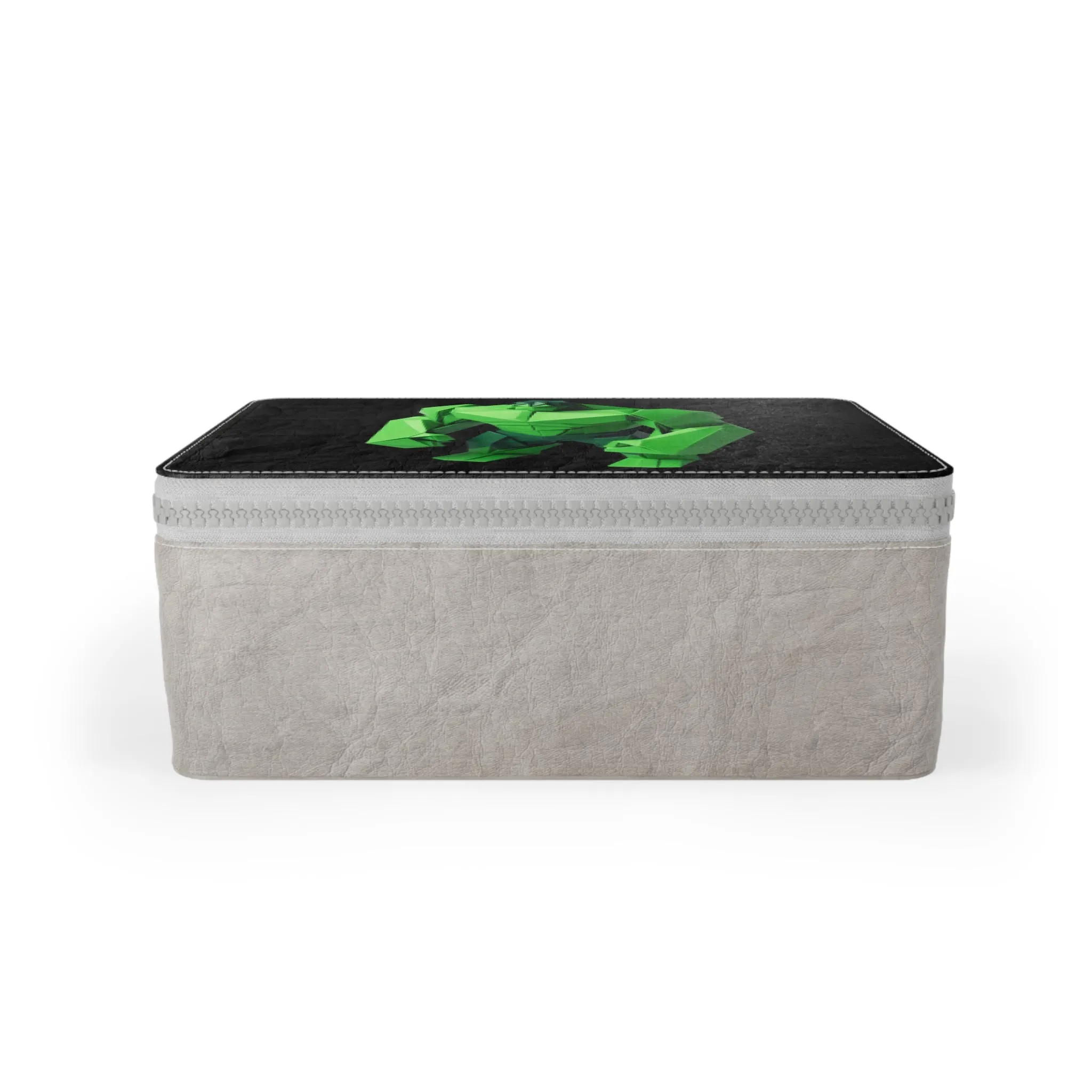Origami Hulk Paper Lunch Bag - black