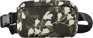 Oyihfvs Seamless Magnolia Flowers with White Flowers Retro Vintage Style Adjustable Fanny Waist Pack Pouch, Waterproof Runners Sports Waist Pack Wallet for Sports Hiking Fitness Cycling Gym Women Men