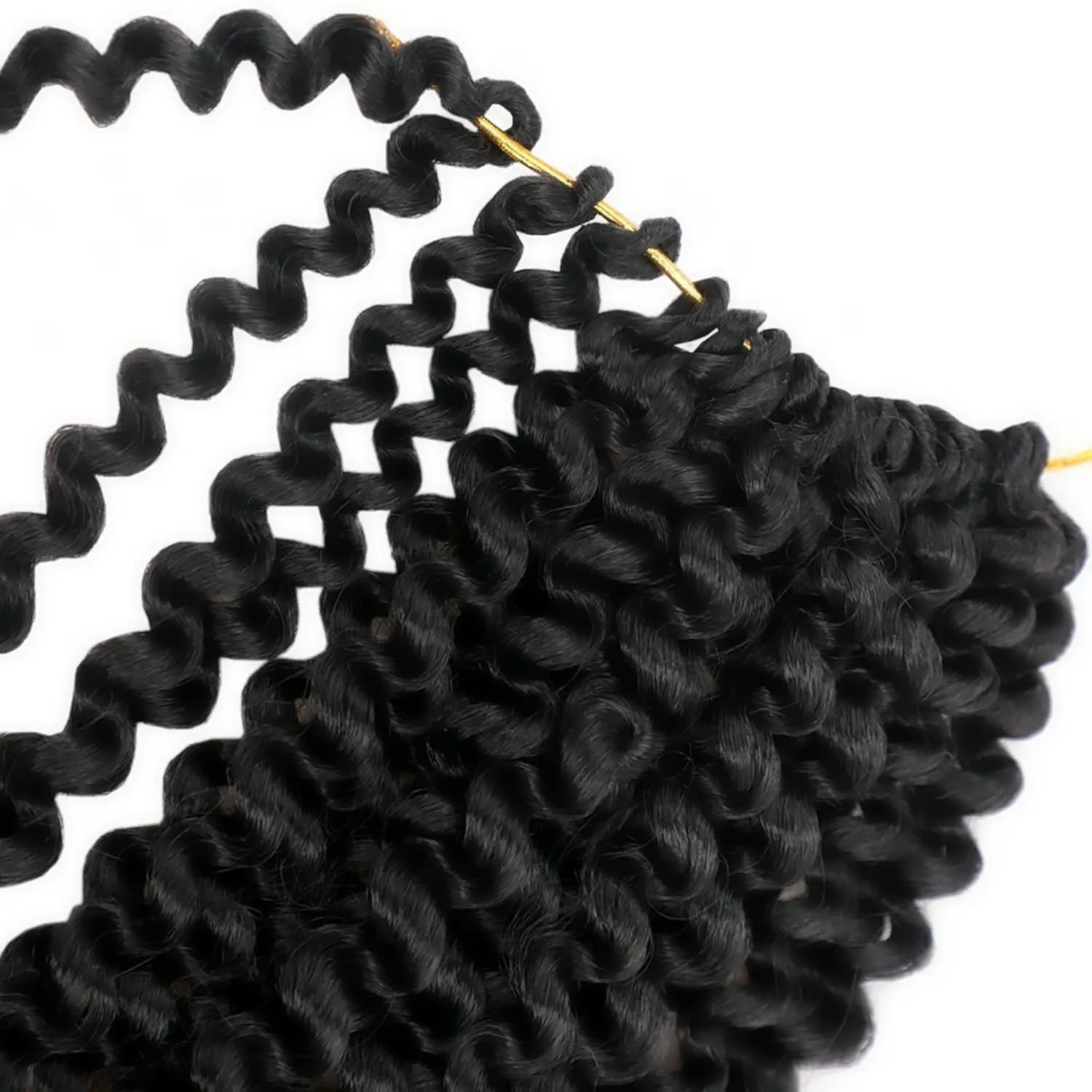 Passion Twist Hair 18 Inch 7 Packs Water Wave Crochet Hair Pre Looped Spring Bohemian Braids for Black Women