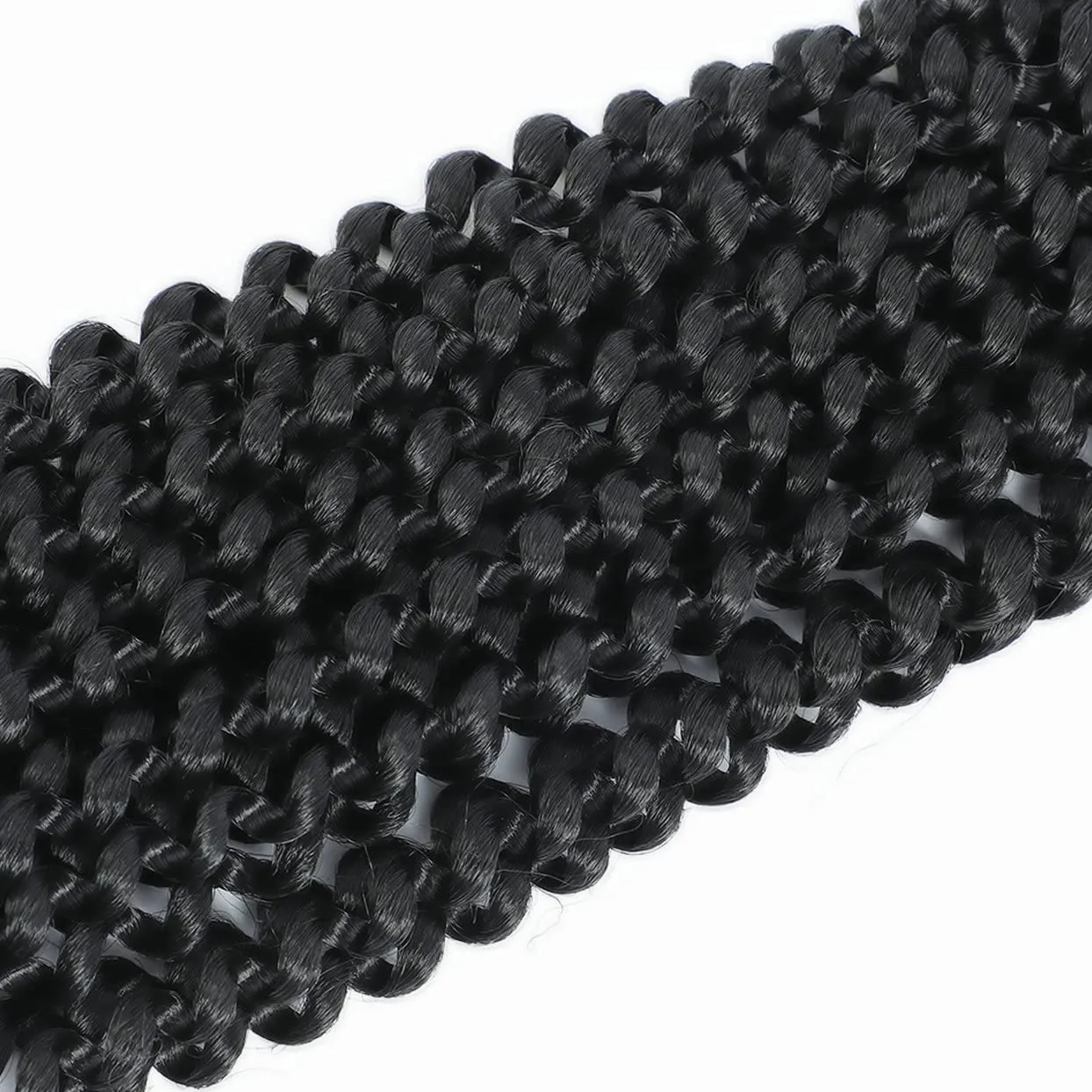 Passion Twist Hair 18 Inch 8 Packs Water Wave Crochet Hair Pre Looped Spring Bohemian Braids for Black Women