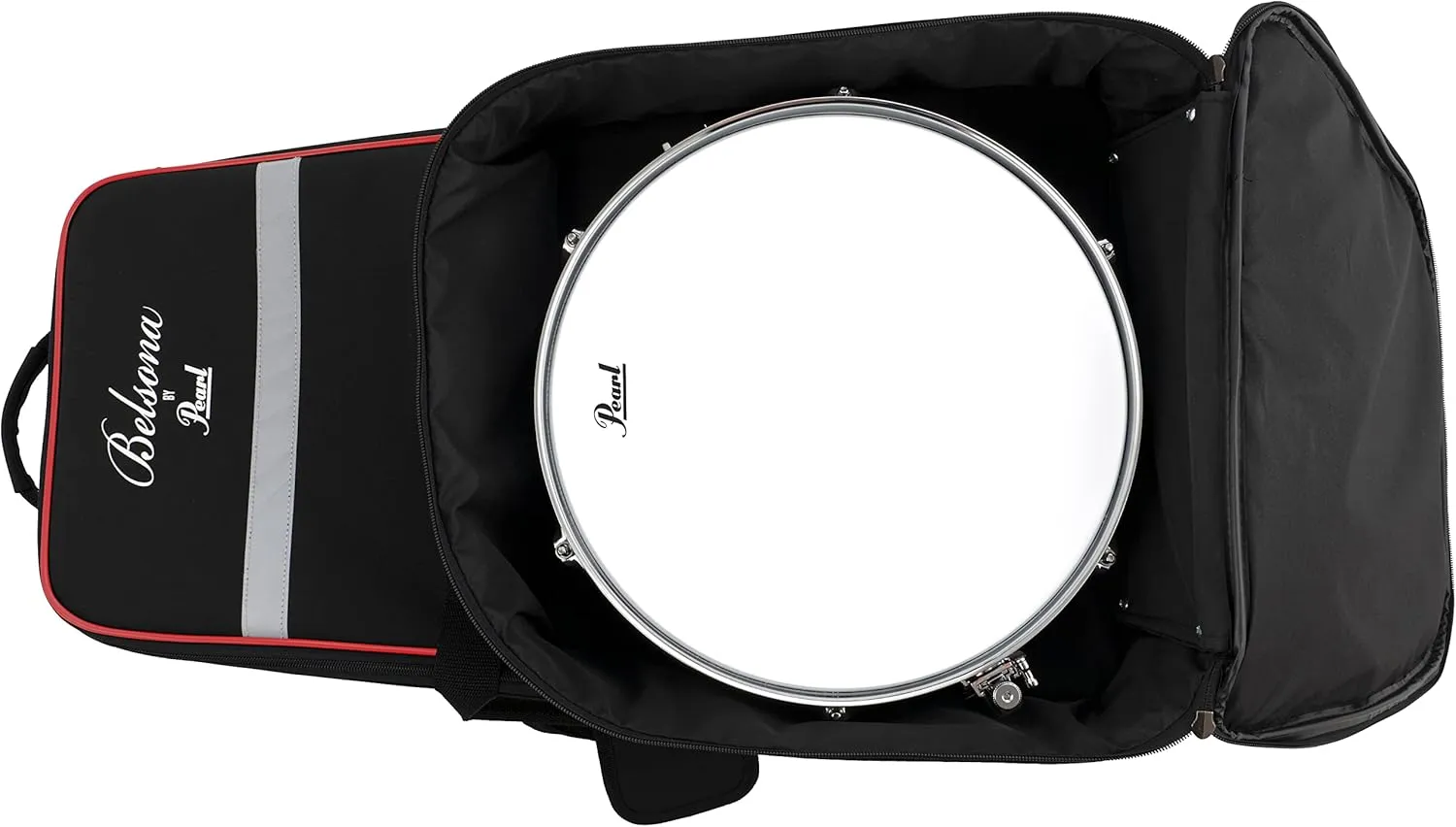 Pearl 32 Note Glockenspiel Bell Student Educational Percussion Kit with Snare Drum, Tunable Practice Pad, Rolling Carrying Case, Sticks and Mallets (PL200C)