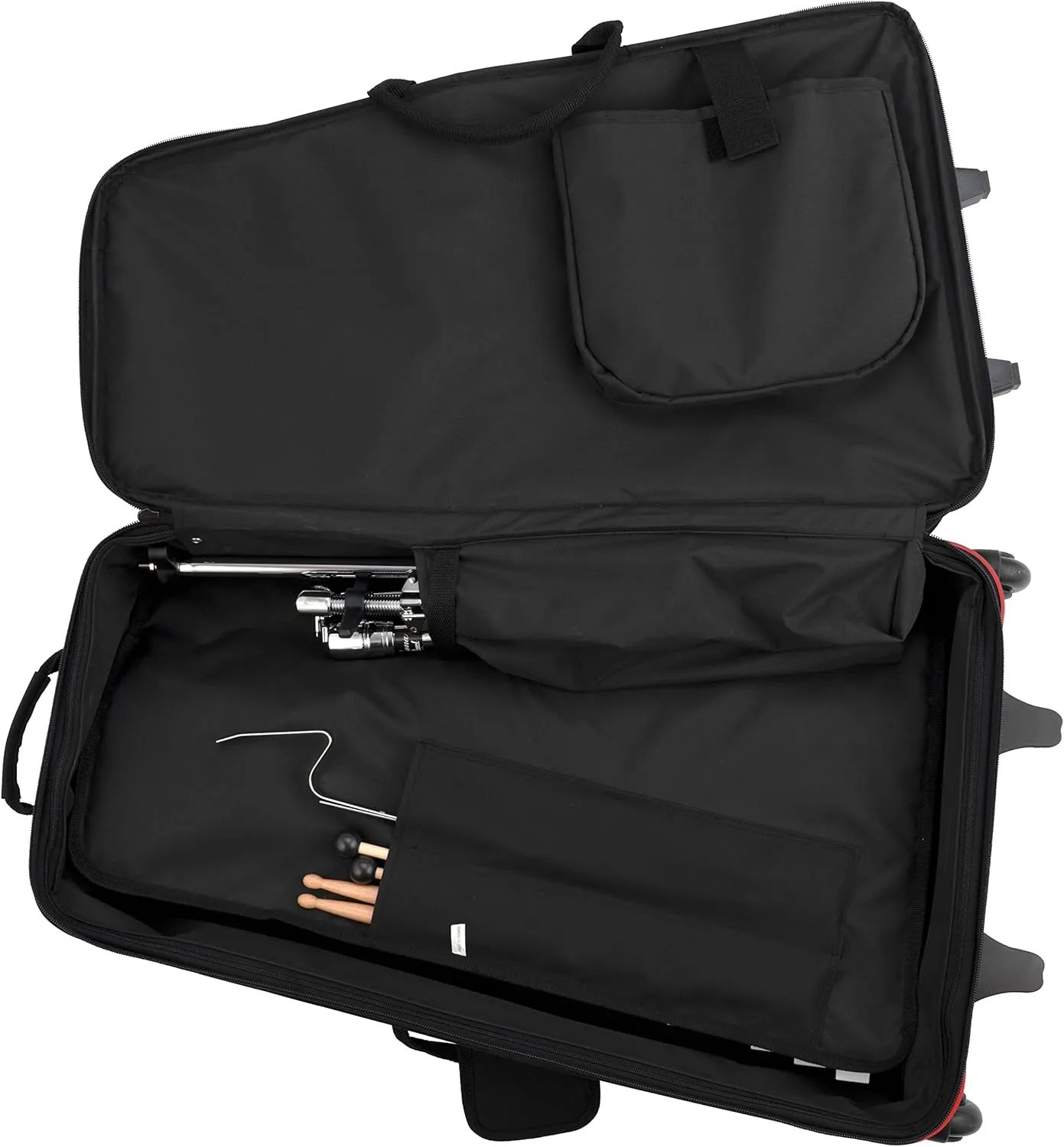 Pearl 32 Note Glockenspiel Bell Student Educational Percussion Kit with Snare Drum, Tunable Practice Pad, Rolling Carrying Case, Sticks and Mallets (PL200C)