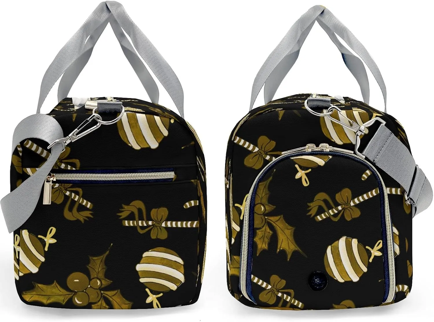 Personalized Name Duffel Bag Golden Pattern Ultimate Travel Bags: Your Companion for Every Adventure