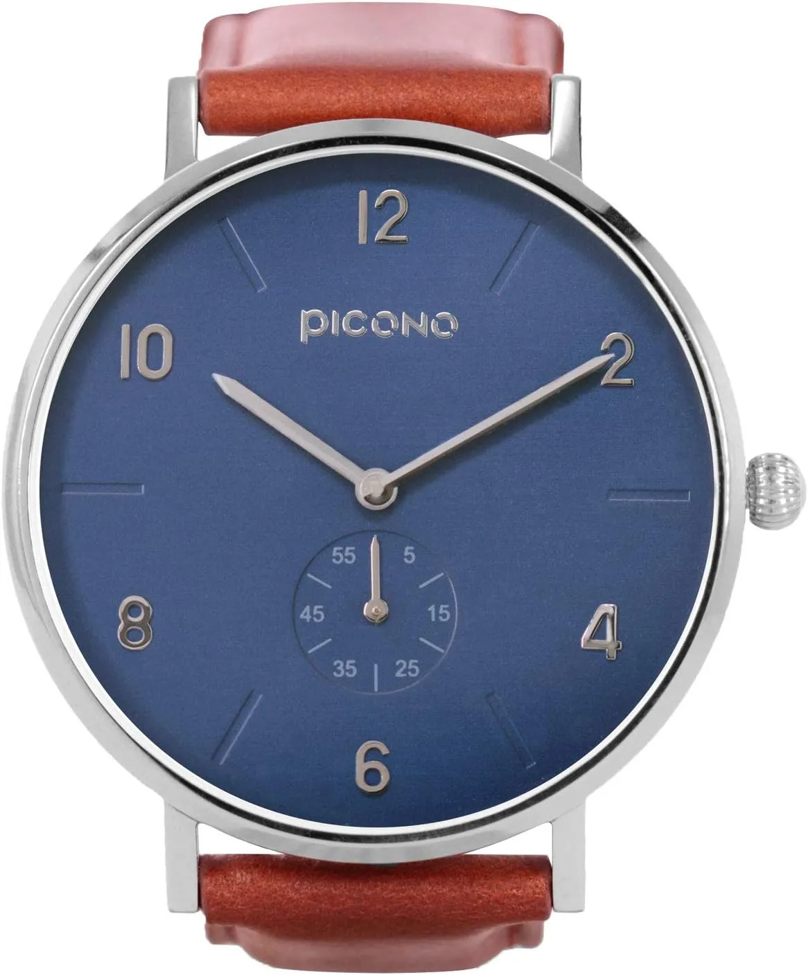 PICONO Classic Metal Series - Multi Dial Water Resistant Analog Quartz Watch - No. CE-9003 Blue