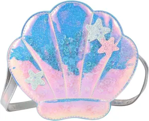 Pinksheep Toddler Purse for Girls Gifts Princess Seashell Purse Kids Shoulder Bag Crossbody Wallet 3-6Year