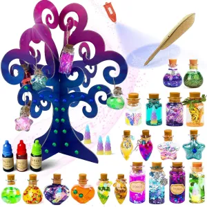Potion Kits for Kids, 20 Potion Bottles Magic Set, DIY Creative Christmas Decorations Birthday Gifts Craft Kit for Girls and Boys 6 7 8 9 10 