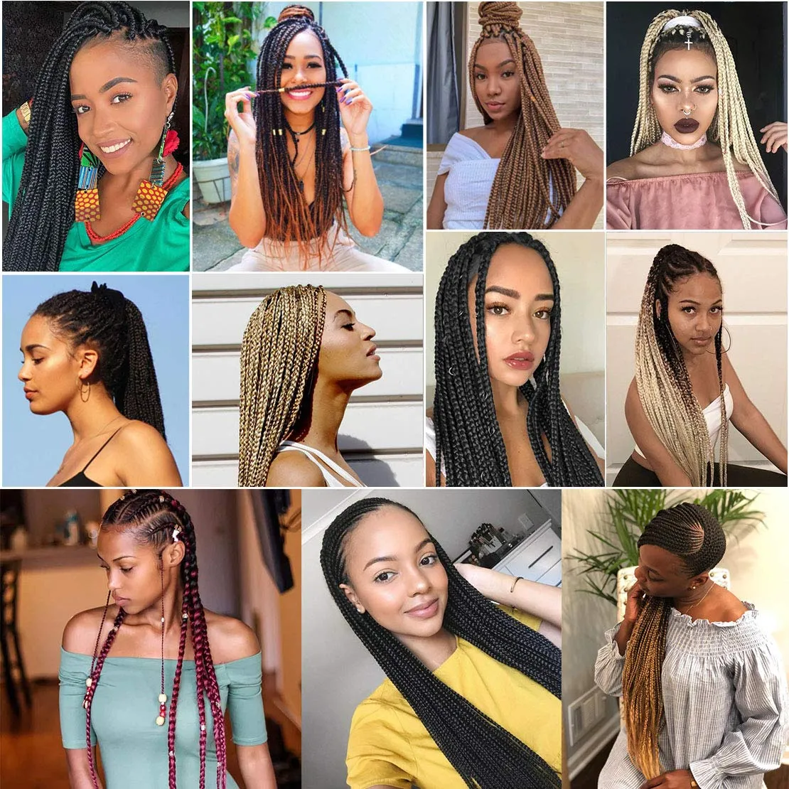 Pre Stretched Braiding Hair 26 Inch 8 Packs Professional Soft Yaki braiding Hair For Braids Hot Water Setting Synthetic Crochet Hair Extensions (1b/30, 26 Inch (Pack of 8))