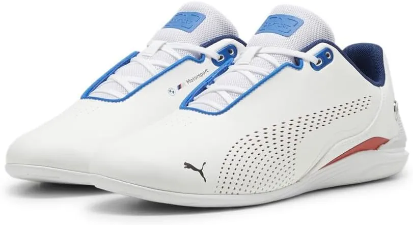 PUMA Men's BMW Motorsport Drift Cat Decima Shoes, Black-Pop Red-White, 9