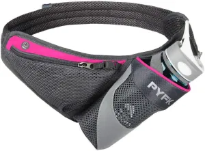 PYFK Running Belt Hydration Waist Pack with Water Bottle Holder for Men Women Waist Pouch Fanny Bag Reflective