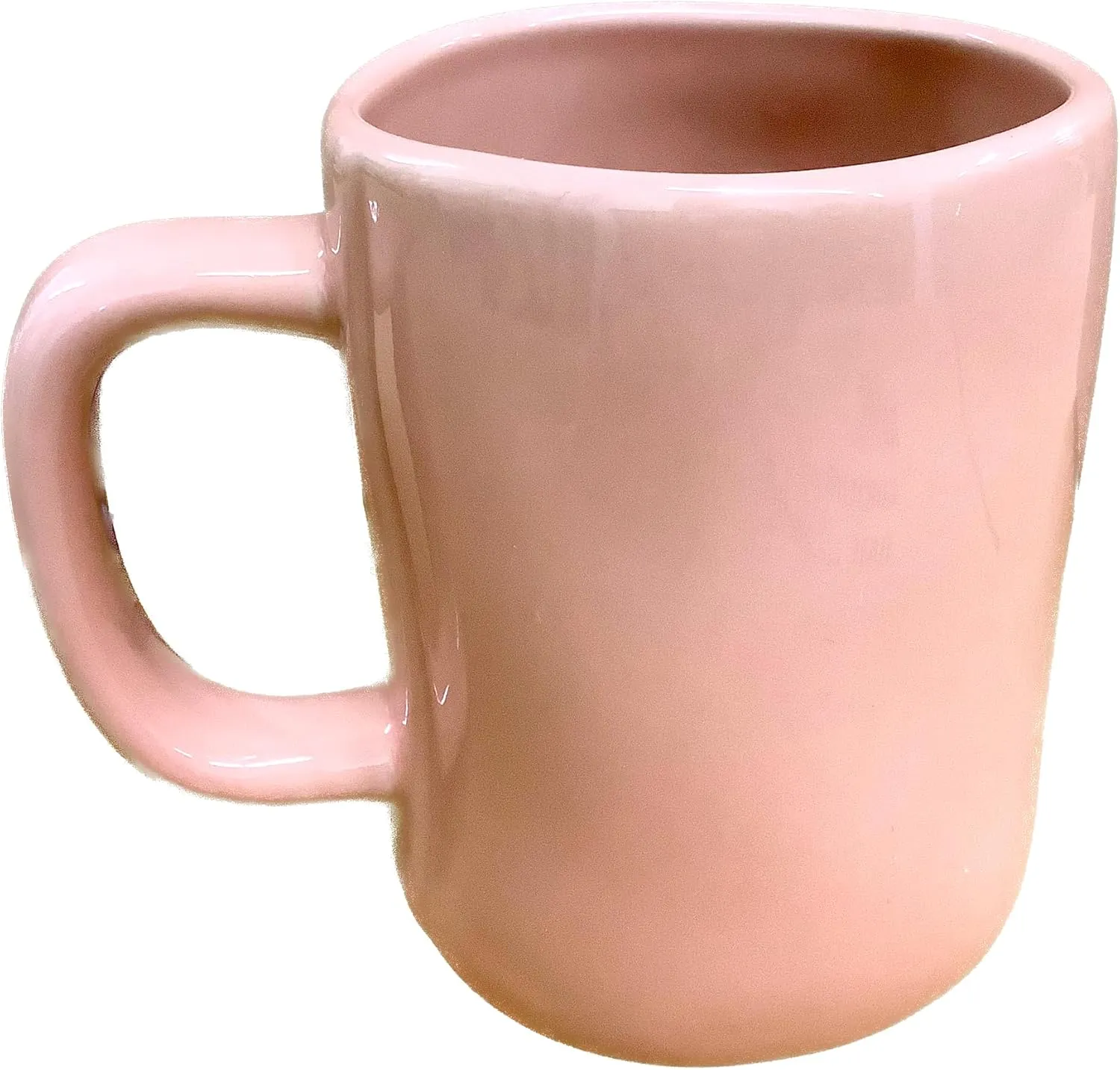 Rae Dunn Mother's Day Coffee Mug, Rosy Pink with Embossed Daisy - MOM