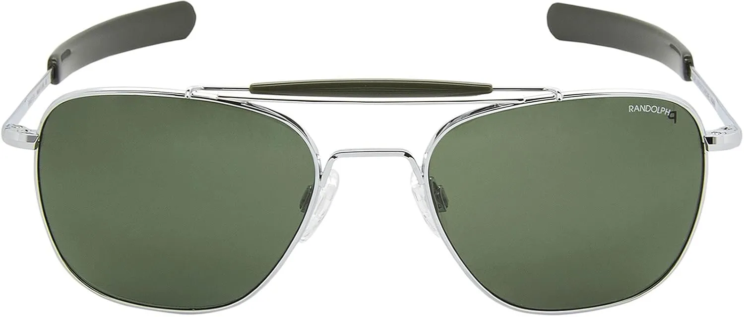 Randolph USA | Navigator Aviator II Authentic Sunglasses for Men Polarized 100% UV