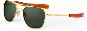 Randolph USA | Navigator Aviator II Authentic Sunglasses for Men Polarized 100% UV
