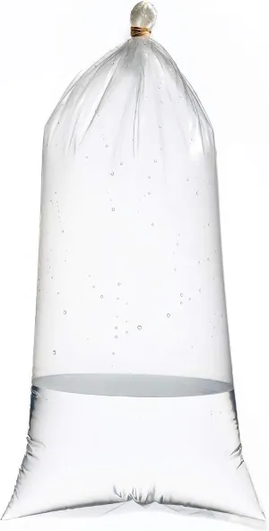 RESILIA Plastic, Leak-Proof Shipping Bags for Live Fish - 6" x 16" 002 mil, Double Bottom Seal, for Freshwater & Saltwater Fish, Case of 1000