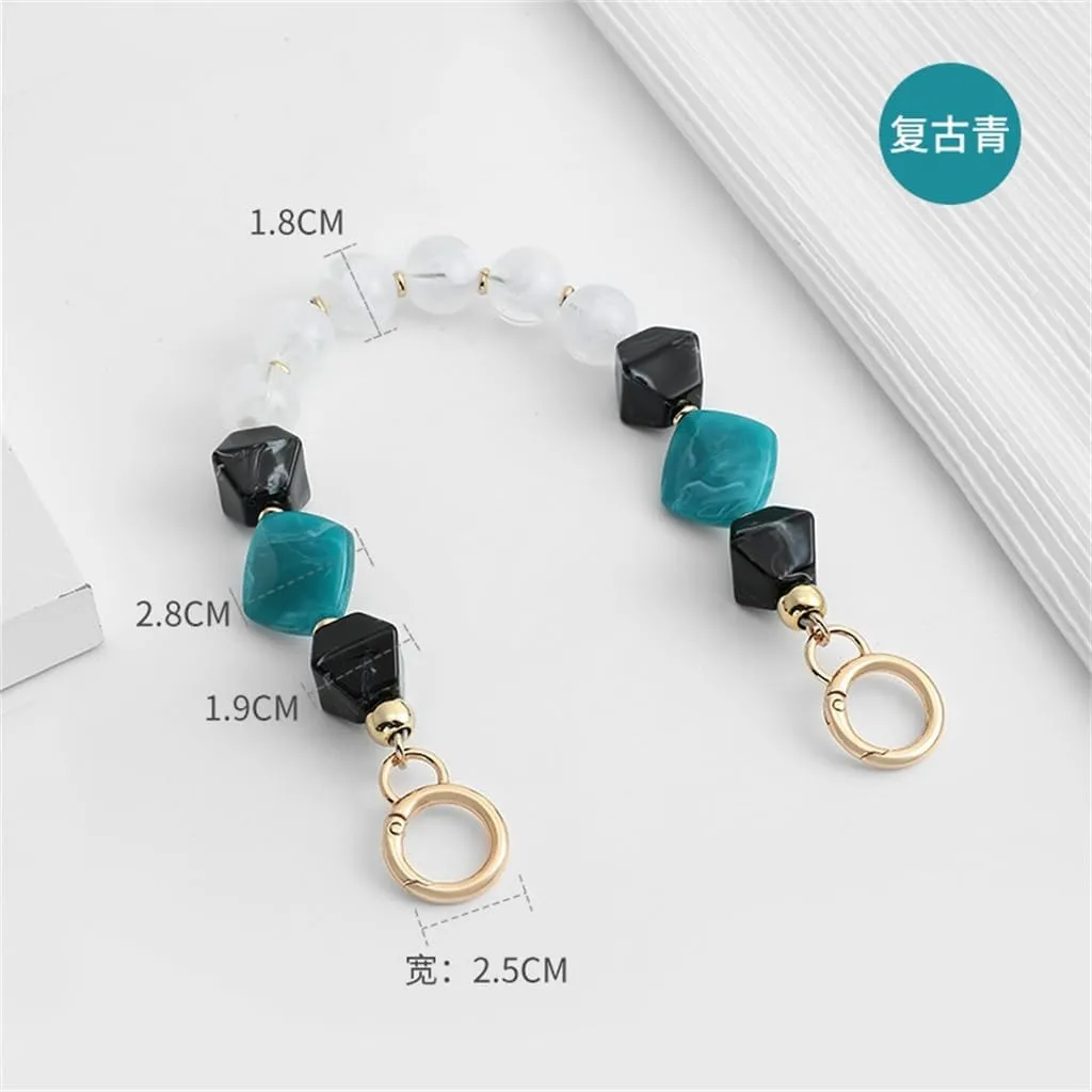 Retro Handmade Workshop Acrylic Chain Bag Decoration Tote Handle Resin Chain