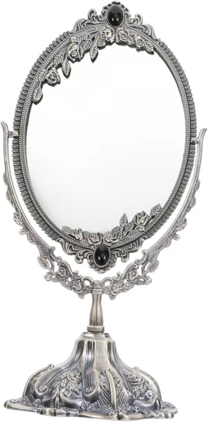 Retro Vanity Mirror Makeup resser esktop Mirror Stan Tabletop Vanity Mirror Vintage Makeup Mirror Vanity Makeup Mirror Tabletop Retro Mirror Antique Tabletop Mirror Glass