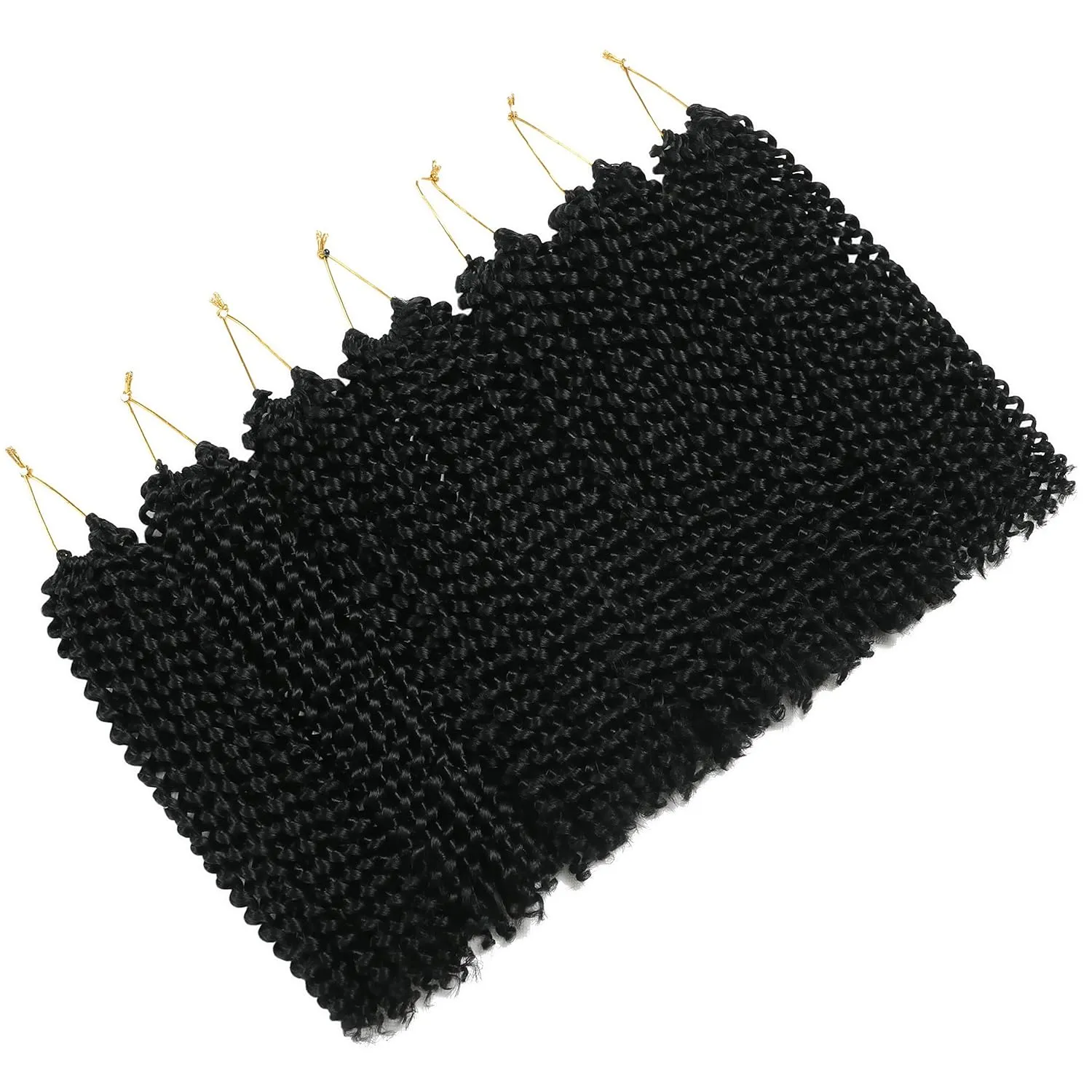 RIHANNAHAIR 7 Packs Passion Twist Hair 12 Inch Pre Looped Water Wave Crochet Hair Spring Twist Bohemian Braids for Black Women