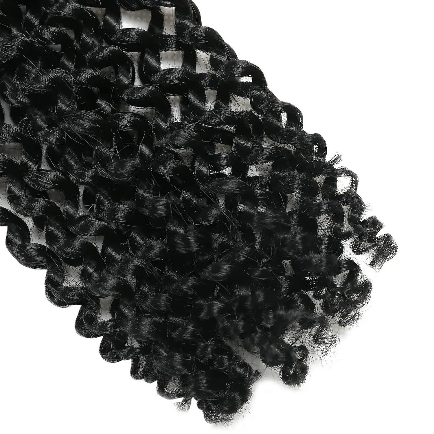RIHANNAHAIR 7 Packs Passion Twist Hair 18 Inch Pre Looped Water Wave Crochet Hair Spring Twist Bohemian Braids for Black Women