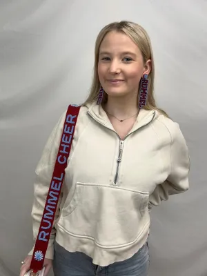 Rummel Cheer | Custom Beaded Purse Strap