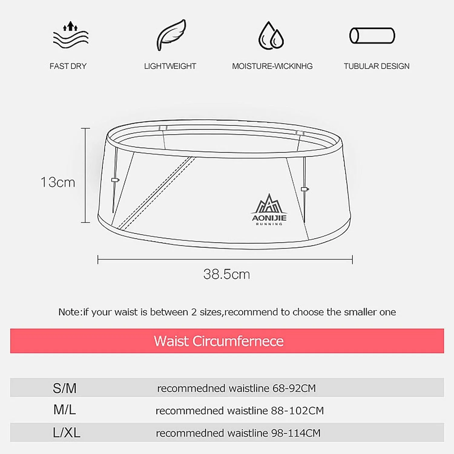 Running Pouch Belt Waist Pack Fanny Bag with 250ml Soft Water Bottle, Bounce Free Fashion Workout Jogging Travelling Money Pocket Belt for Men (Black, L/XL)