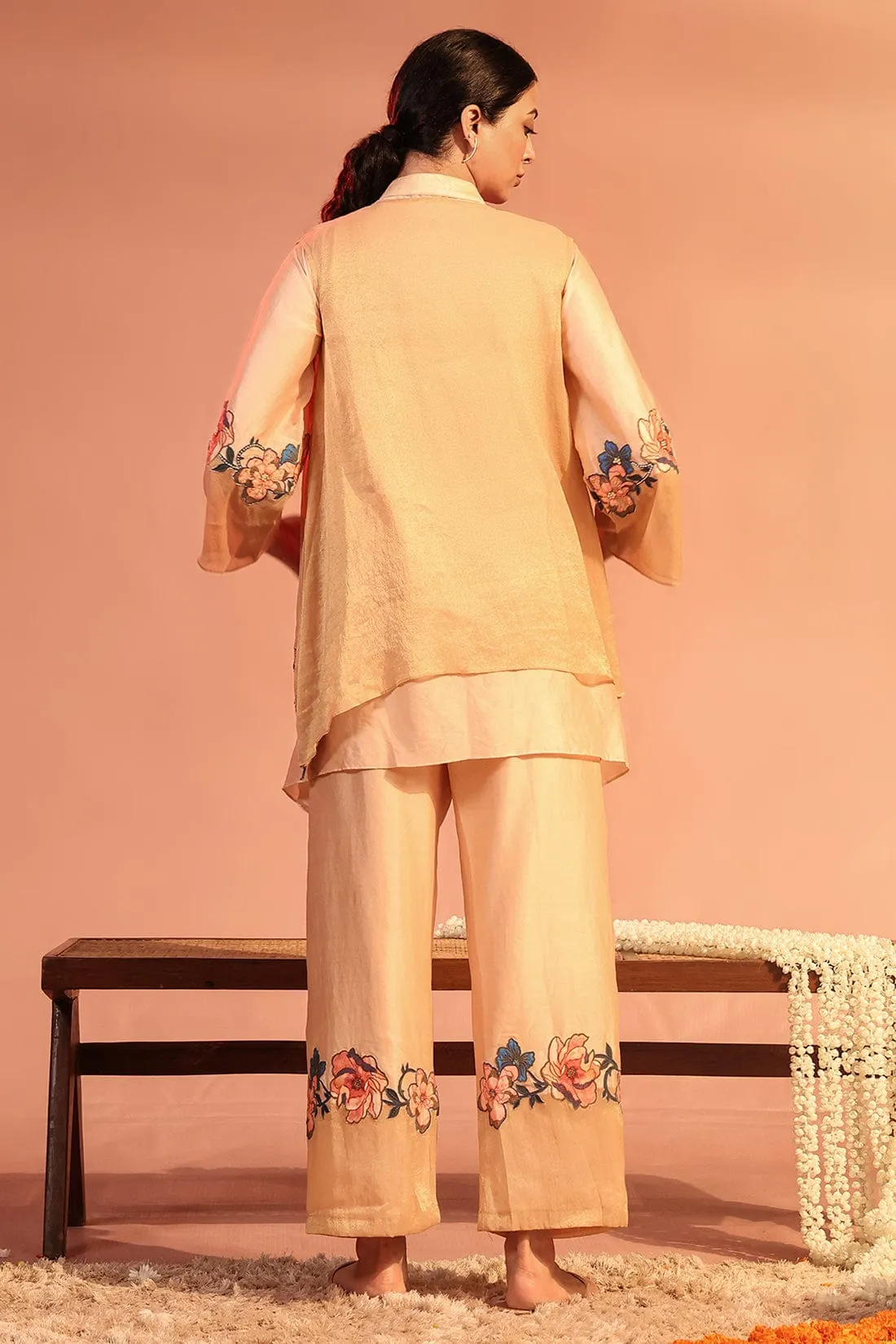 Sadira Embroidered Kurta Set With Jacket