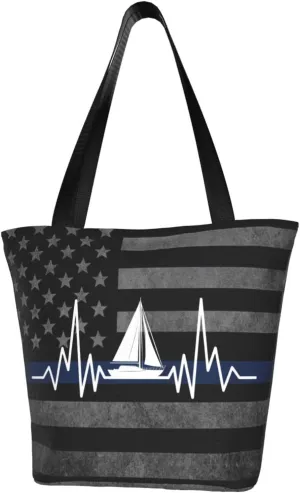 Sailing Heartbeat Fashion Shoulder Bag Large Capacity For Man Or Woman