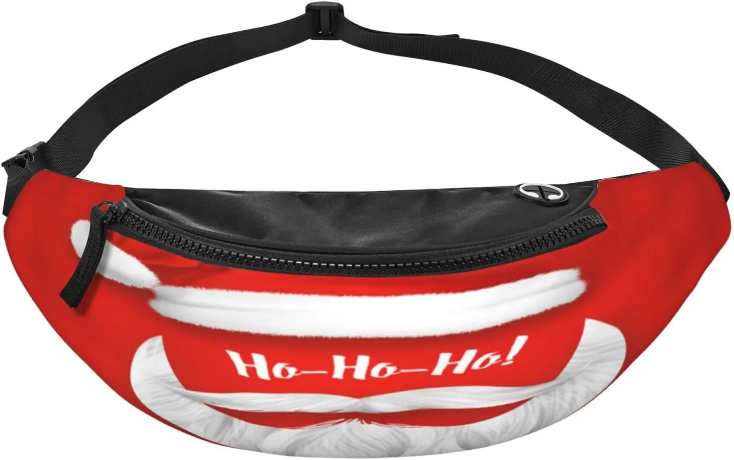 Santa Claus Christmas Fanny Pack, Crossbody Waist Packs for Women Men Waist Bags with Adjustable Strap for Travel Running Hiking Sport