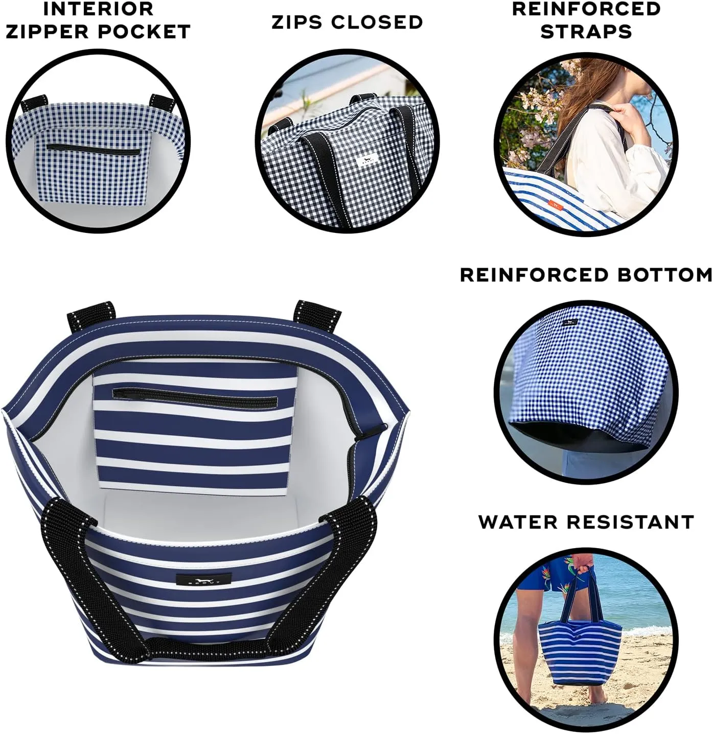 SCOUT Daytripper Shoulder Bag for Women - Lightweight Everyday, Beach or Work Bag With Zipper and Inside Pocket, Carryon