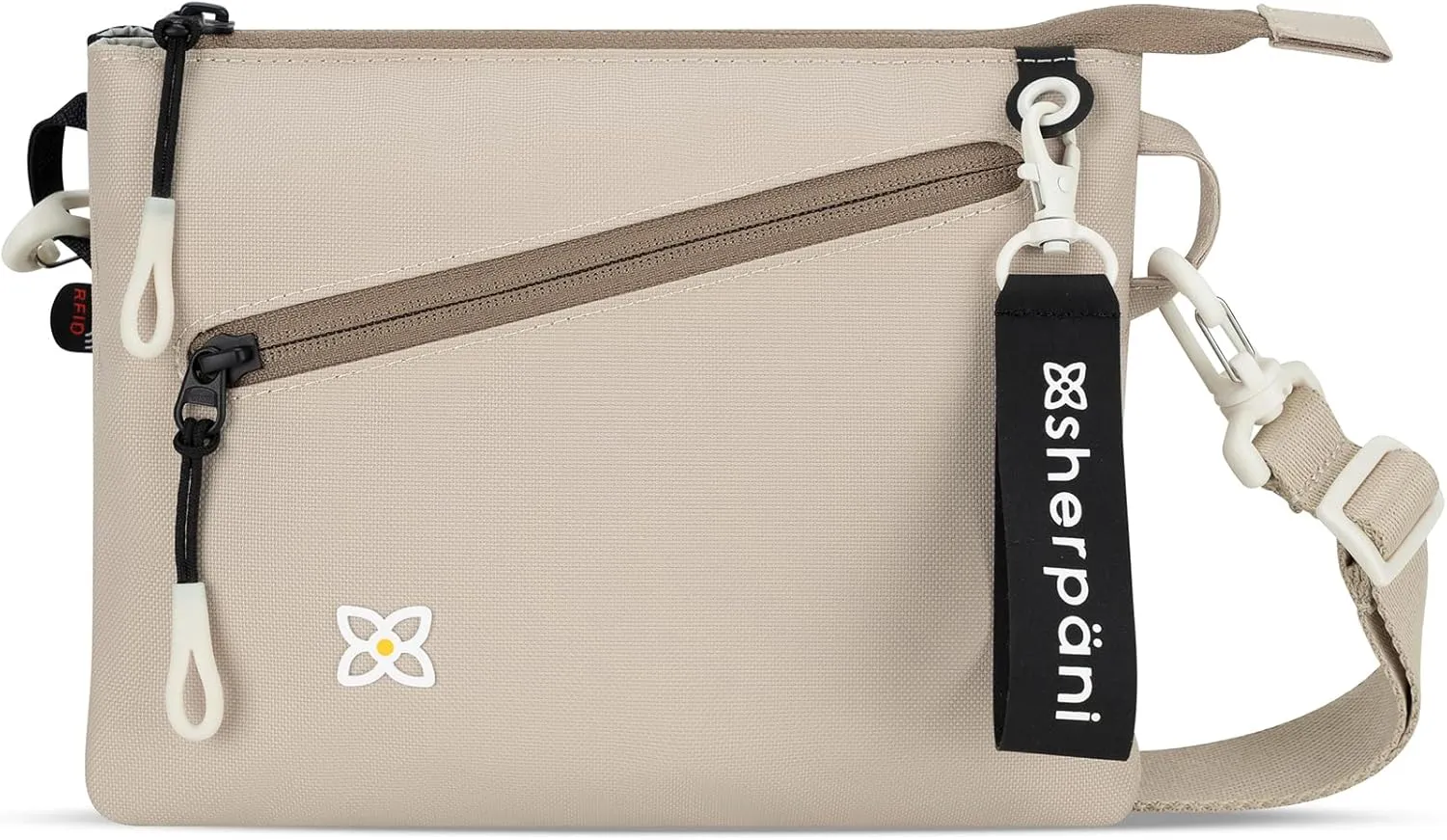 Sherpani Zoom, Small Crossbody Purse, Nylon Crossbody Bag, Lightweight Cross Body Bag, Sleek Dual Pouch, Purses for Women