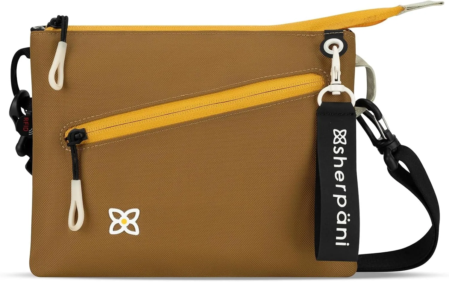 Sherpani Zoom, Small Crossbody Purse, Nylon Crossbody Bag, Lightweight Cross Body Bag, Sleek Dual Pouch, Purses for Women