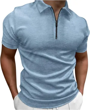 Short Sleeve Shirts for Men Sports Loose Top Casual Golf Tee Tops with Pocket Golf Shirts for Men Mens Polo Shirts