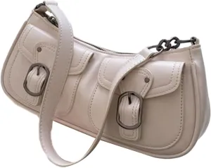 Shoulder Bag Lady Purse Leather Underarm Bag for Girl Women Vintage Armpit Bag Large Capacity Fashion Handbag