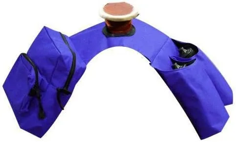 Showman Insulated Cordura Nylon Horn Bag w/Water Bottles (Blue)