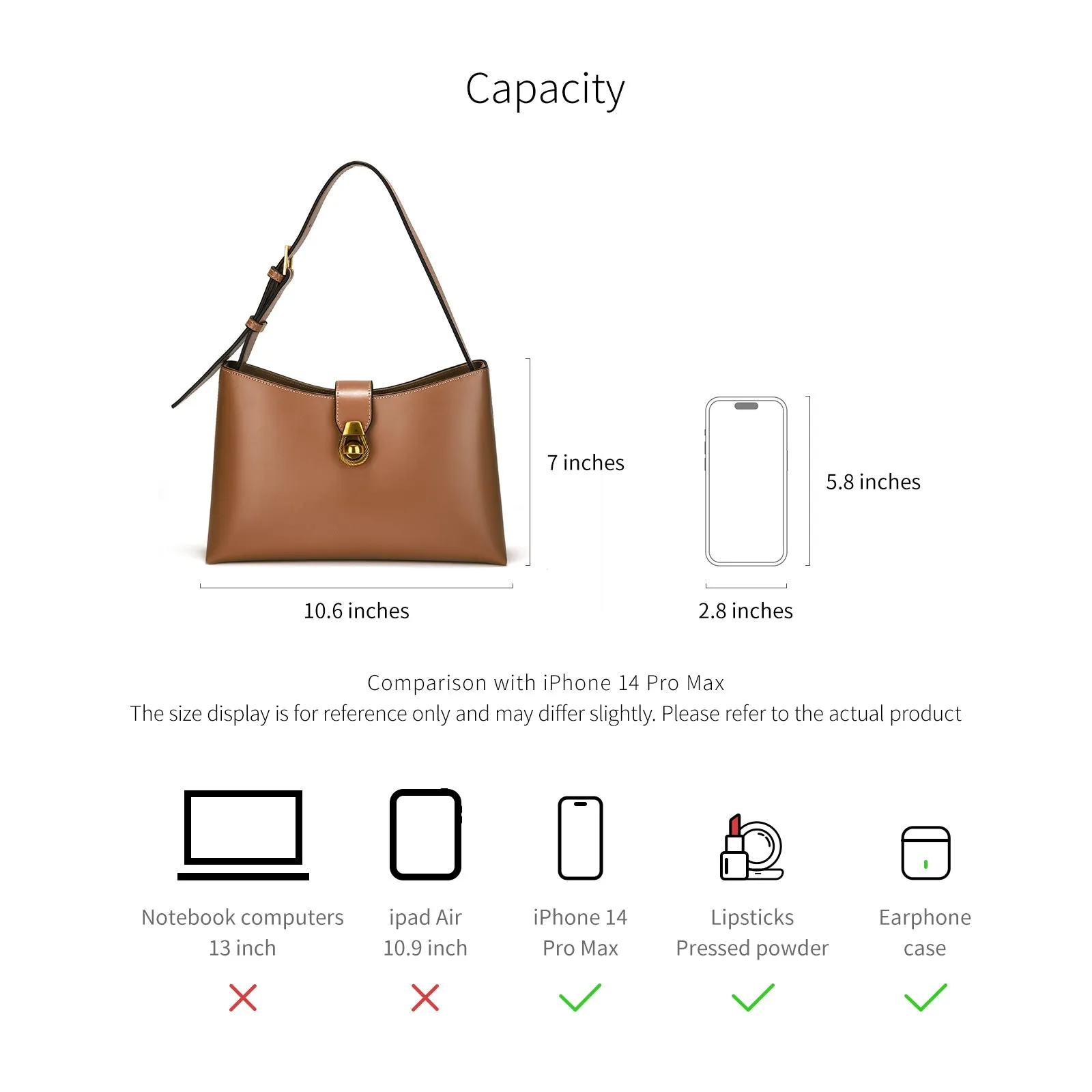 Siena Shoulder Bag Brown
