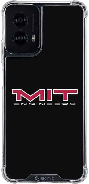 Skinit Clear Phone Case Compatible with Moto G Power 5G (2024) - Officially Licensed Massachusetts Institute of Technology MIT Engineers Black Design