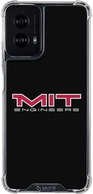 Skinit Clear Phone Case Compatible with Moto G Power 5G (2024) - Officially Licensed Massachusetts Institute of Technology MIT Engineers Black Design
