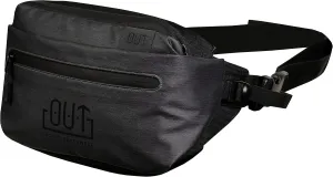 Sling Backpack Water Resistant Travel Bag, Large Fanny Pack for Men and Women with Adjustable Wide Strap and Multiple Pockets for Sport and Outdoor (Black Logo)