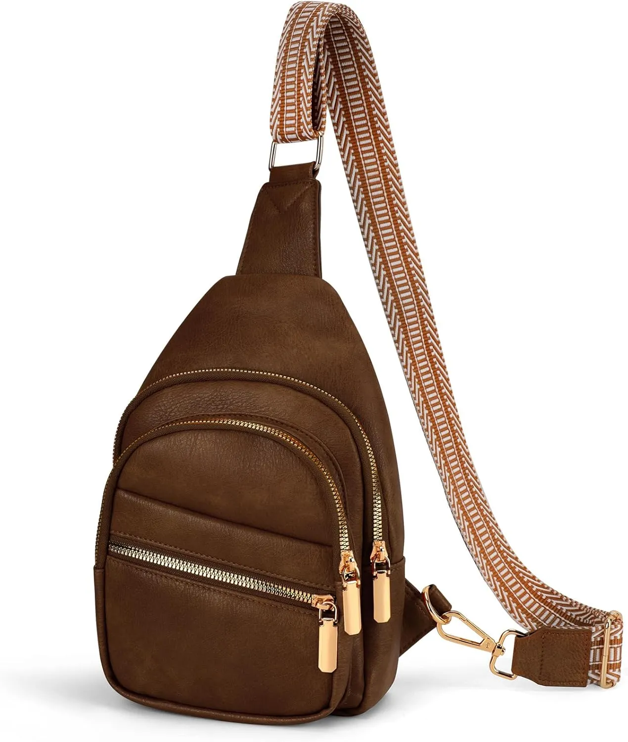 Sling Bag, Crossbody Bags for Women, Faux Leather Fanny Pack Cross Body Bag, Purses for Women Trendy