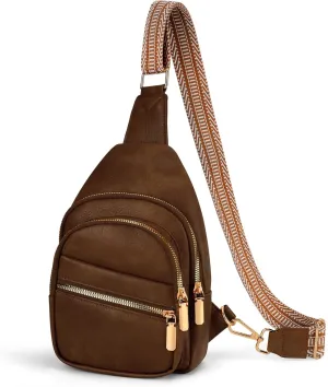 Sling Bag, Crossbody Bags for Women, Faux Leather Fanny Pack Cross Body Bag, Purses for Women Trendy