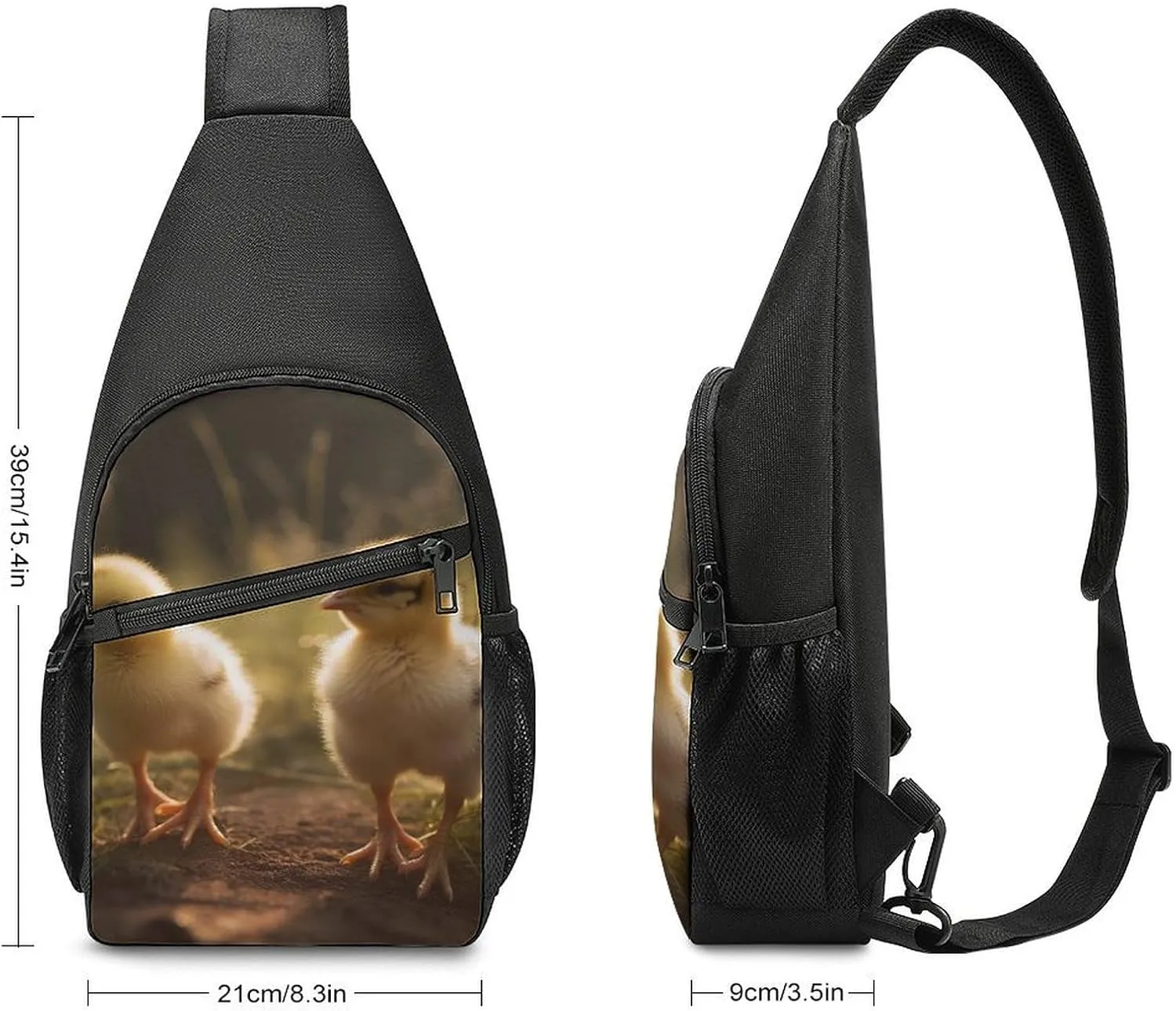 Sling Bag for Women Men Crossbody Bag Chest Bag Cherry on The Table Sling Backpack Fanny Packs Travel Hiking Daypack