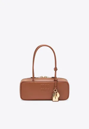 Small Beau Leather Top Handle Bag