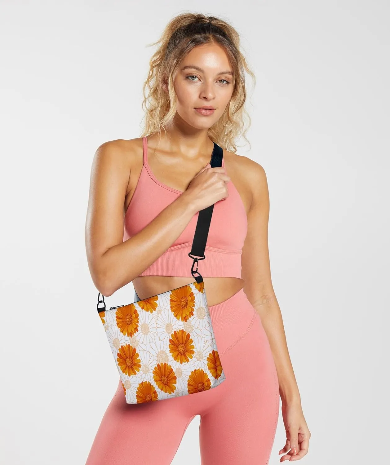 Small Sling Backpack Crossbody Bags Women,Monogram Initial Waterproof Chest Bag Daypack Fanny Pack Cross Body Bag Outdoors