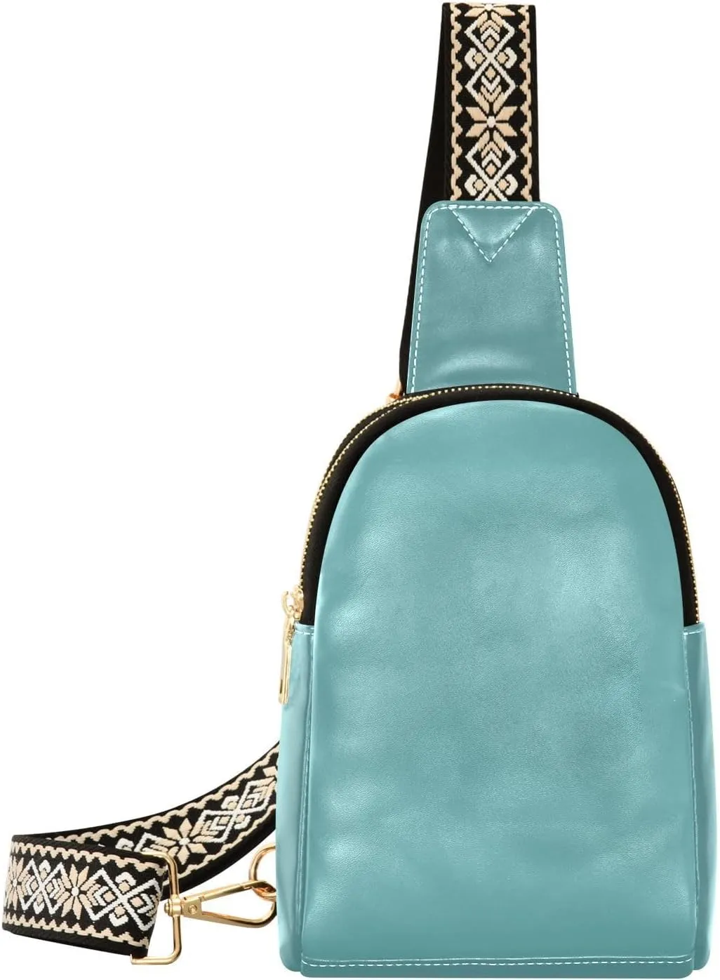 Small Sling Bag for Women Cadetblue Crossbody Fanny Packs for Travel, Casual 20849
