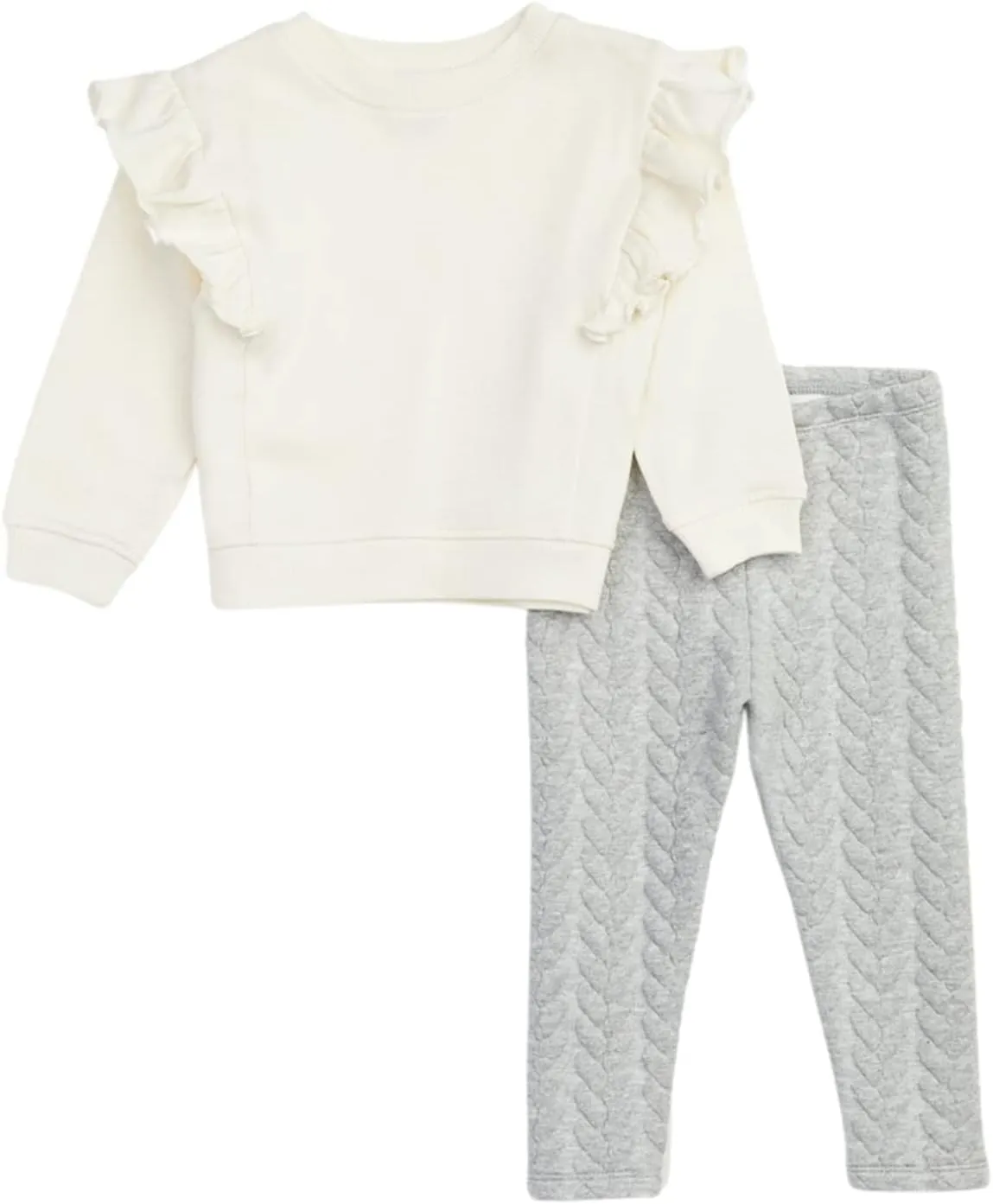 Splendid baby-girls Embossed Heart Long Sleeve Top Legging Set