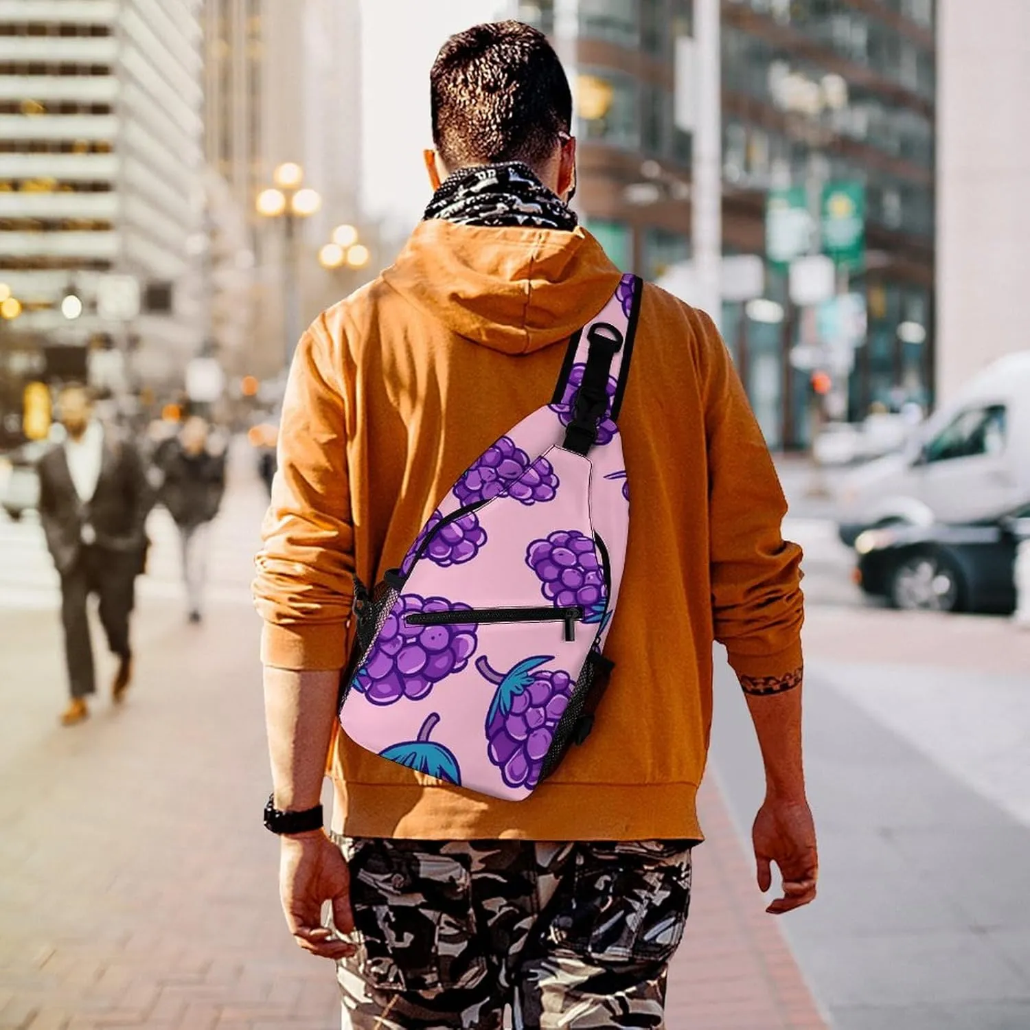 Spring Daisy Flowers Sling Bag Crossbody Bags Cross Body Bag Fanny Packs Chest Bags Sling Purses for Travel