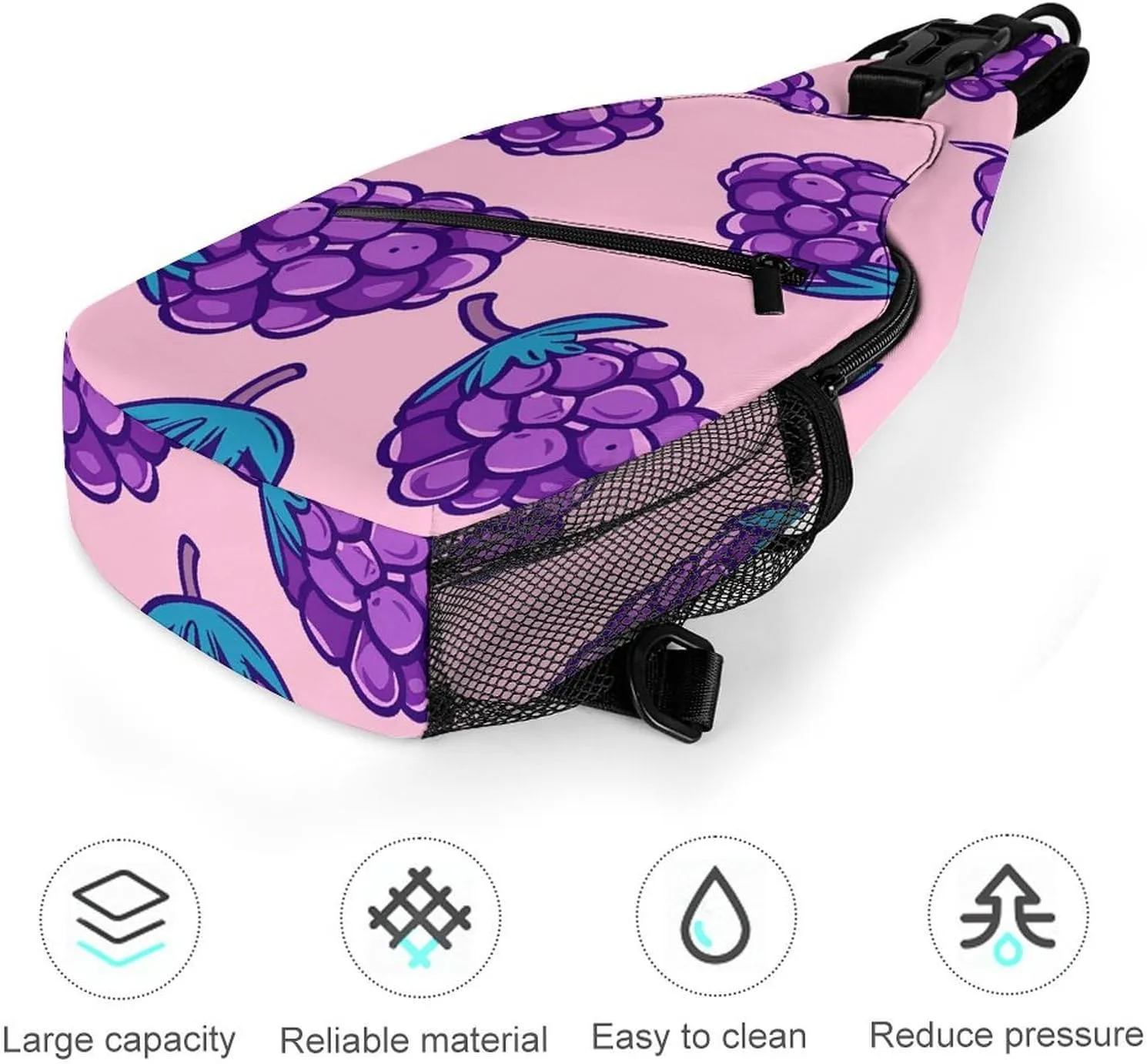 Spring Daisy Flowers Sling Bag Crossbody Bags Cross Body Bag Fanny Packs Chest Bags Sling Purses for Travel