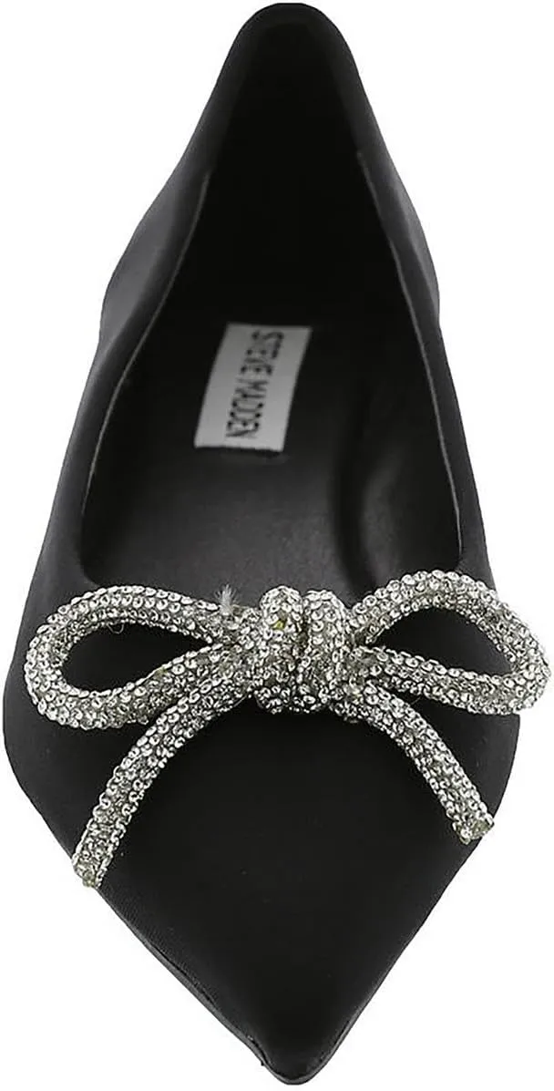 Steve Madden Womens Elina Embellished Ballet Flats