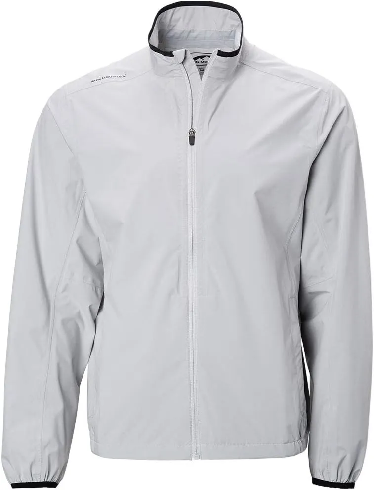 Sun Mountain Mens Monsoon Packable Golf Rain Jacket Grey Xl