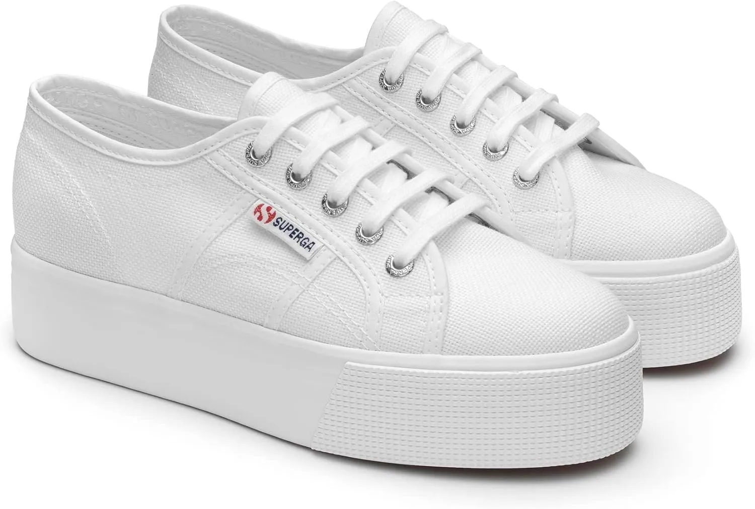 Superga Women's Low-Top Trainers, Acotw Linea Up and Down, Black